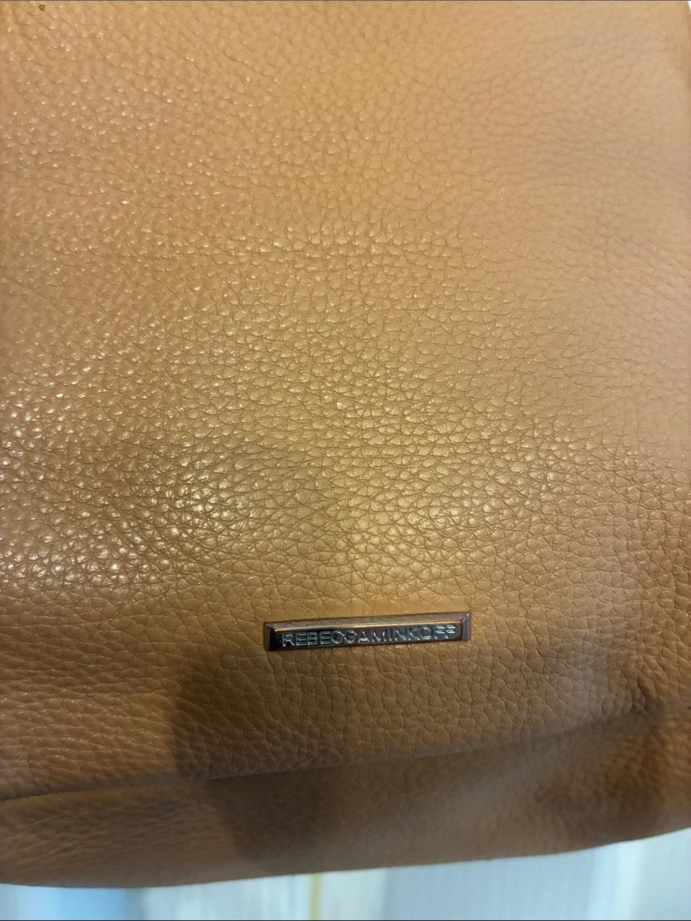 Rebecca Minkoff Caramel Tan Pebbled Leather Backpack